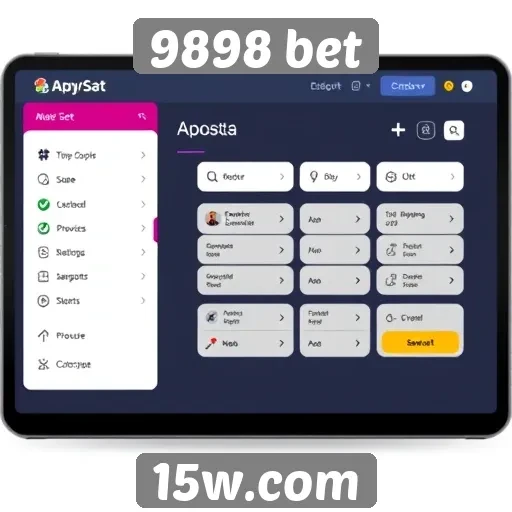 Análise da interface do usuário do 9898 bet